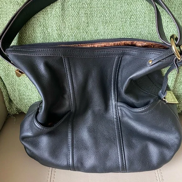 TIGNANELLO BLACK LEATHER BAG NEW - Picture 4 of 10